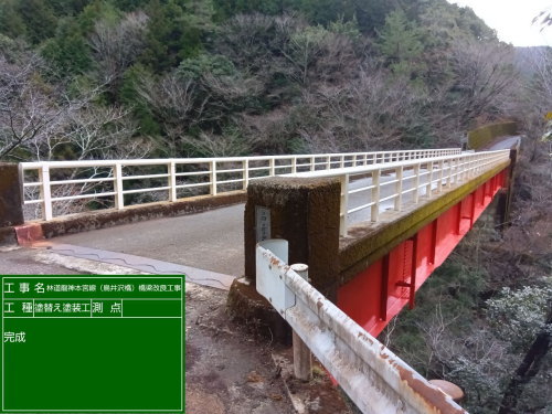 林道龍神本宮線（鳥井沢橋）橋梁改良工事